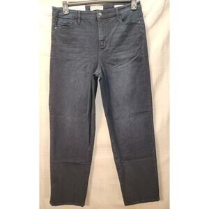 Social Standards Slim Straight Jeans Womens Size 12 Blue Dark Wash